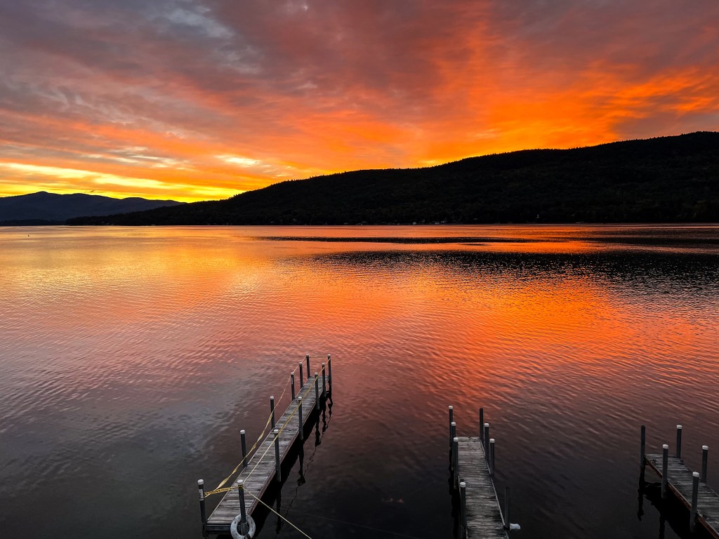 Sunrise over Lake George,&nbsp;NY