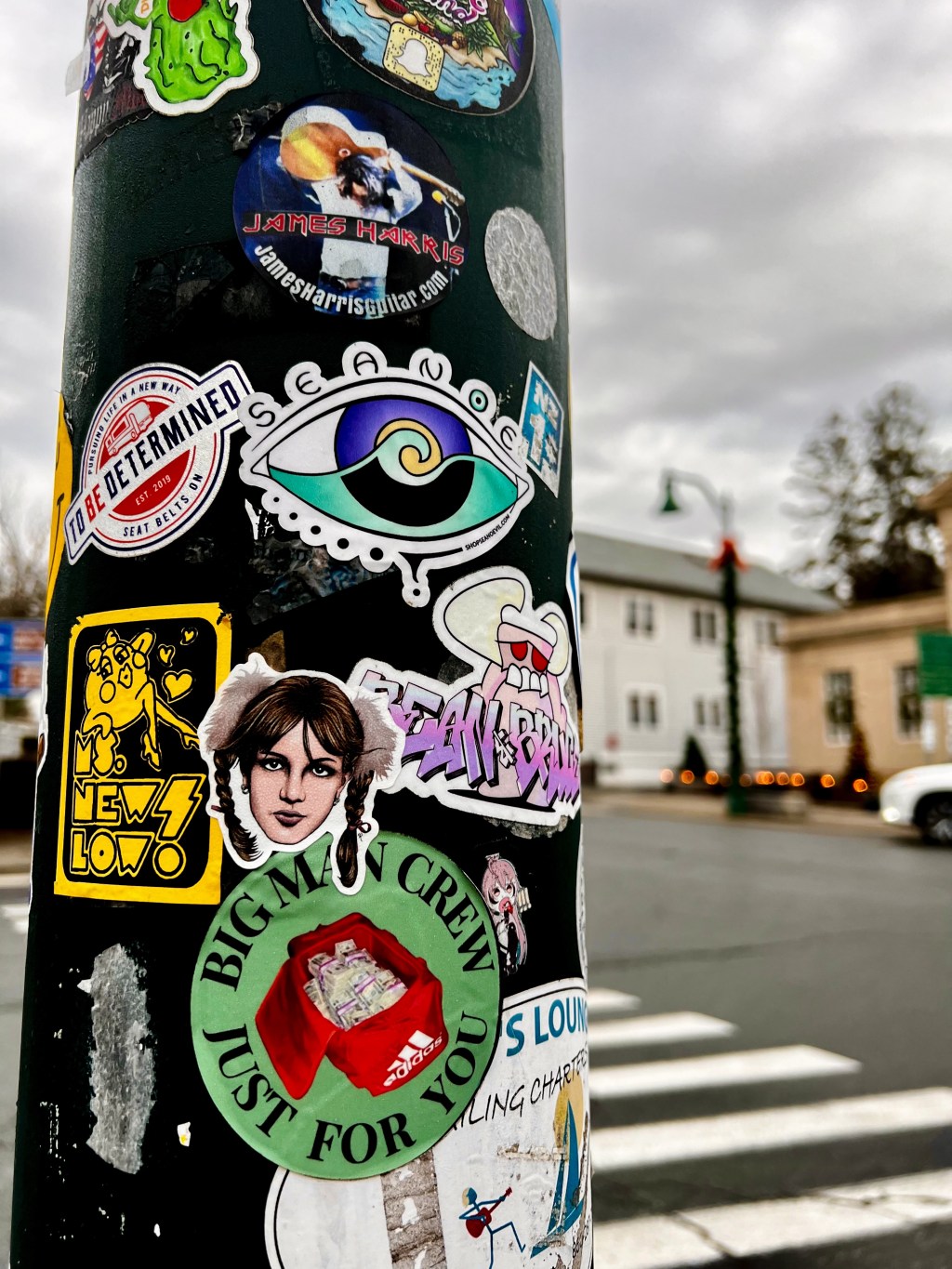 Sticker pole